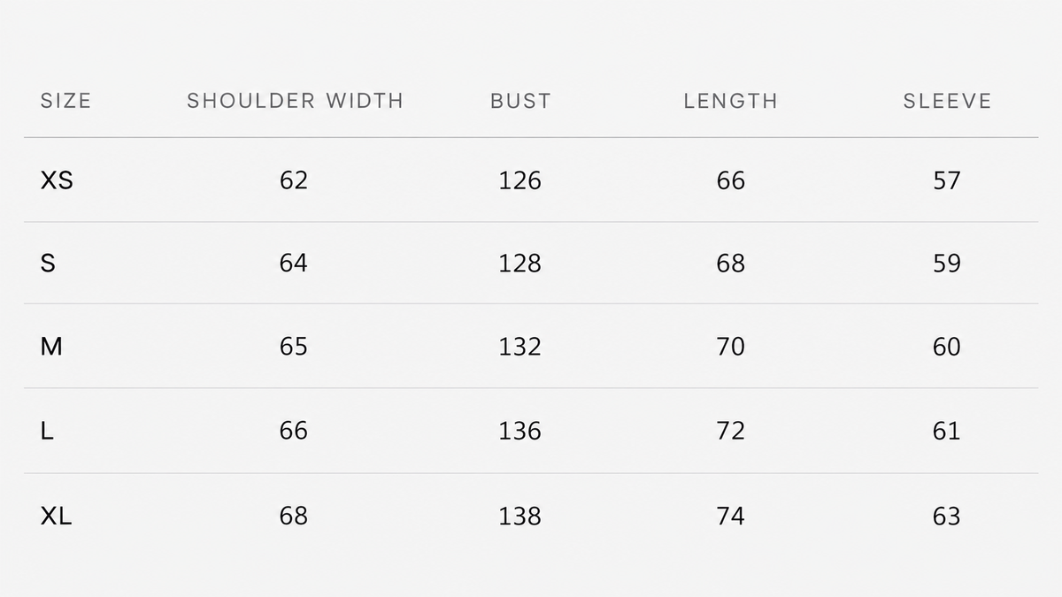 Size guide